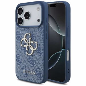 GUESS dėklas, skirtas IPHONE 18 Pro/17 Pro (4G Big Logo) (spalva: ruda)