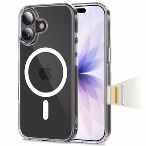 Tech-Protect Flexair Hybrid CC MagSafe dėklas iPhone 17 skaidrus