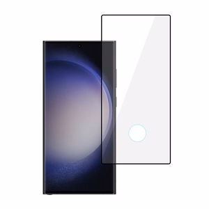 "Tel Protect" apsauginis 6D grūdintas stiklas SAMSUNG GALAXY S23 ULTRA BLACK (su pirštų atspaudų atrakinimo funkcija)