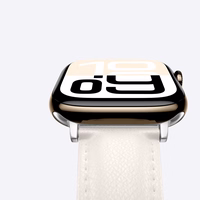 AmazingThing Klasikinis odinis dirželis laikrodžiui Apple Watch 45 / 46 / 49 mm - pilkas