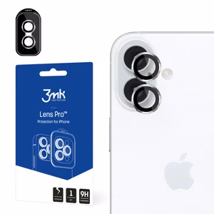 3mk Lens Protection Pro kameros apsauga su sidabriniu rėmeliu iPhone 16 / 16 Plus