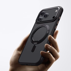 Tech-Protect MagRing Magnetinis dėklas telefonui iPhone 17 Pro Max - Matinis juodas