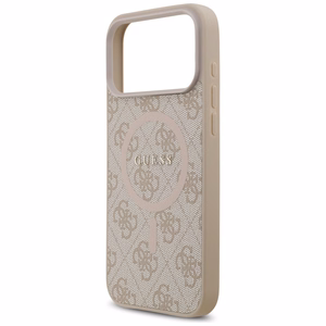 "Guess 4G Ring Classic Logo MagSafena iPhone 17 Pro Max" dėklas - rožinis