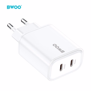 BWOO CDA206 PD 35W Sieninis įkroviklis 1x USB-C port baltas