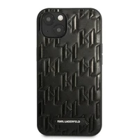Dėklas telefonui Karl Lagerfeld KLHCP13SMNMP1K iPhone 13 mini 5,4\" juodas / juodas Monogramos plokštelė