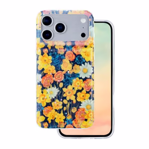 Glow Glam dėklas telefonui iPhone 17 Pro 6,3" oranžinis
