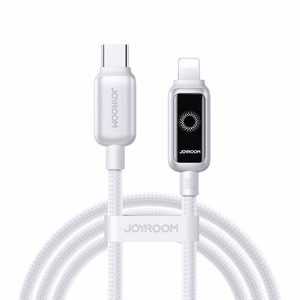 USB kabelis Joyroom S-A55 USB-C to Lightning 30W 1.2m baltas