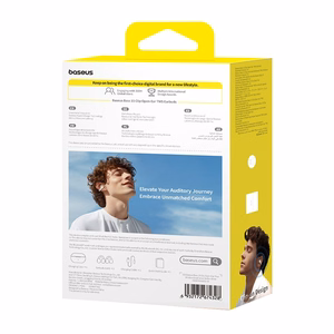 Baseus Bass 15 Clip Open Ear Laisvų rankų įranga True Wireless Stereo (TWS) Įkišamos į ausį Skambučiai / muzika Bluetooth Balta