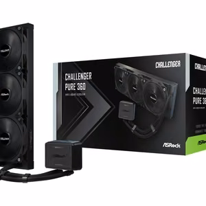 Asrock Challenger Pure 360 Processor Liquid cooling kit 12 cm Black