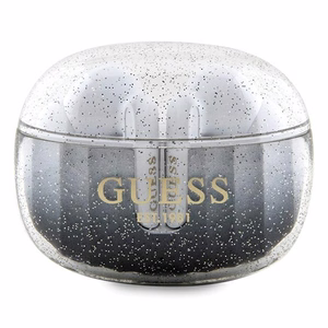 Guess Glitter Gradient TWS Bluetooth наушники с зарядной станцией - чёрный