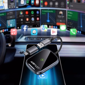 Belaidis CarPlay/Android Auto adapteris Acefast QC1 juodas