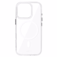 Liavec Blizgus Magnetinis Skaidrus dėklas telefonui Iphone 16 Pro balta