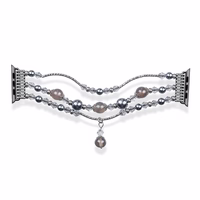 Apyrankė Apple Watch 42/44/45 dizainas 4 pilka