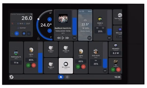 Valdymo skydelis 10.1 colių Shelly Wall Display XL WiFi/BLU (juodas)