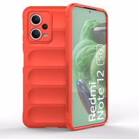 Magic Shield dėklas telefonui Xiaomi Redmi Note 12 5G / Poco X5 5G lankstus šarvuotas dėklas raudona