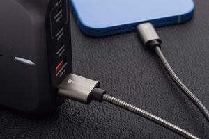 FORCELL F-ENERGY Metal C236 kabelis USB A į Lightning 2,4A 12W 1 m sidabrinis