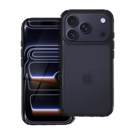 MATRIX CLEAR dėklas telefonui IPHONE 17 Pro juodas