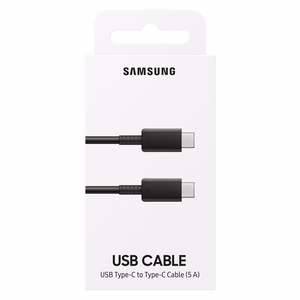 SAMSUNG original cable Type C to Type C 5A EP-DN975BBEGWW 1 m black blister