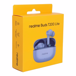 Wireless earphones Realme Buds T200 Lite purple