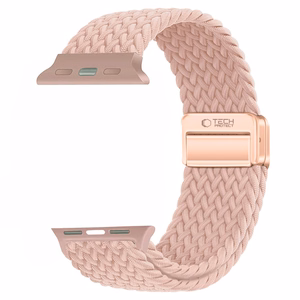TECH-PROTECT NYLONMAG APPLE WATCH 4 / 5 / 6 / 7 / 8 / 9 / SE / ULTRA 1 / 2 (42 / 44 / 45 / 49 MM) DULKIŲ ROŽINĖ