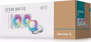 DeepCool LE240 WH V2 procesoriaus skysto aušinimo sistema All-in-one 12 cm baltas 1 vnt.