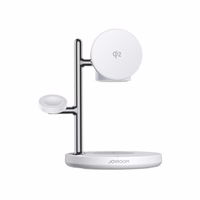 Joyroom JR-W23 Qi2 4-in-1 desktop įkroviklis with built-in inductive night light - baltas