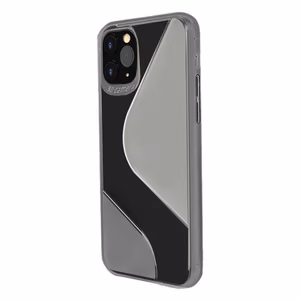 S-Case lankstus dangtelis TPU dėklas Huawei P40 Lite E juodas