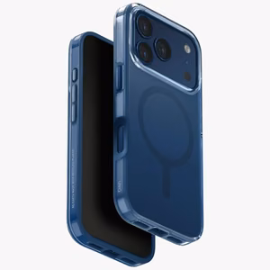 "Uniq Clario Magclick" įkrovimo dėklas "iPhone 17 Pro" - mėlynas