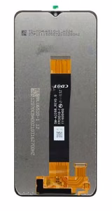 Ekranas Samsung A326 A32 5G 2021 su lietimui jautriu stikliuku Black originalus