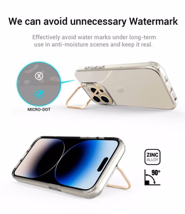 Skaidrus TPU dėklas telefonui Iphone 15 Plus auksinis
