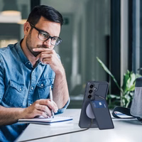 Dėklas Dux Ducis "Rafi II Mag" Samsung S921 S24 Mėlynas