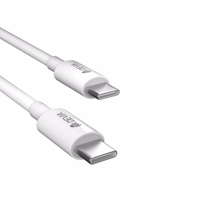 Devia wall įkroviklis Extreme PD GaN 65W 2x USB-C 1x USB baltas + laidas USB-C - USB-C laptop įkroviklis