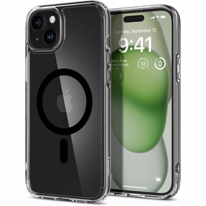 Spigen Ultra Hybrid Magnetinis dėklas telefonui su MagSafe iPhone 15 Plus - juodas
