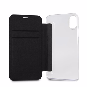 Karl Lagerfeld Signature Glitter Dėklas telefonui iPhone X/Xs - juodas