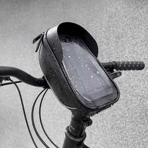 Wozinsky Bike Handlebar Bag with Phone Case 1L Black (WBB16BK)