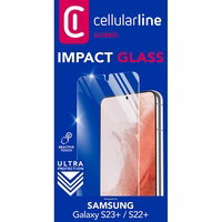 Cellularline Impact Glass - Toughened protective glass Samsung Galaxy S23+ / S22+