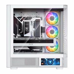 MODECOM kompiuterio korpusas Volcano AQ400 ARGB Midi Balta