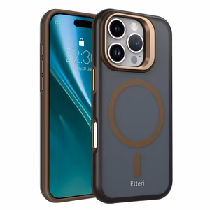 Etteri Morning Fog dėklas for iPhone 16 Pro Max 6,9" rudas