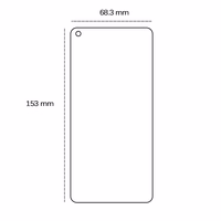 Grūdintas stiklas 2,5D Oppo Reno 6 5G