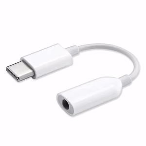 Xiaomi original audio adapter Type-C (male) to Jack 3.5 mm (female) white bulk