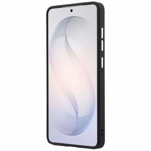 Guess dėklas Fixed Glitter Triangle MagSafe for Samsung Galaxy S26 Ultra juodas