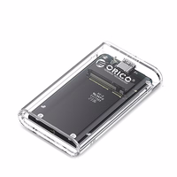 "Orico TC10-MS" MSATA USB-C 3.2 5 Gb/s disko kasetė - skaidri