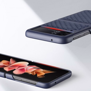 Dėklas Dux Ducis Venice skirtas Samsung F711 Z Flip3 mėlynas