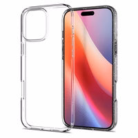 Spigen Liquid Crystal dėklas telefonui iPhone 16 Pro - skaidrus blizgesys