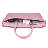 Wonder Dėklas nešiojamam kompiuteriui 17 colių pico dygsniuotas rožinis