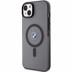 BMW Signature MagSafe deklas, skirtas iPhone 14 Plus/15 Plus - Juodas