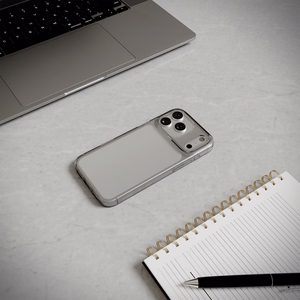 Puro 0.3 Nude itin plonas TPU dėklas telefonui skirtas iPhone 17 Pro Max – permatomas