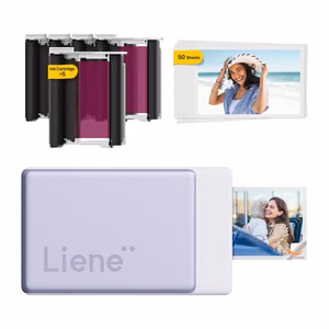 LIENE Pearl N200 Pro 2x3" Portable Photo Printer (Purple)