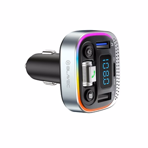 Blavec FM Transmitter Flash TR-04 MP3, Bluetooth - 2xUSB + Type C - QC3.0 18W PD 30W (TFMFTR04-B) black