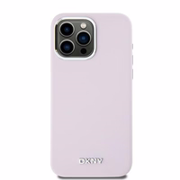 DKNY DKHMP15XSMCHLP iPhone 15 Pro Max6.7" rožinis dėklas Liquid Silicone Small Metal Logo MagSafe